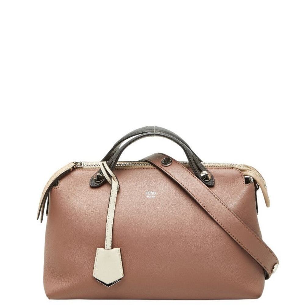Fendi By The Way Medium Leather Shoulder Bag Pink